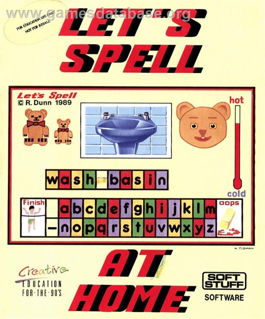 Let's Spell At Home - Commodore Amiga - Artwork - Box