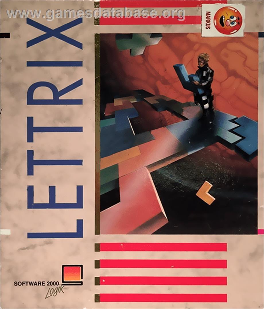 Lettrix - Commodore Amiga - Artwork - Box