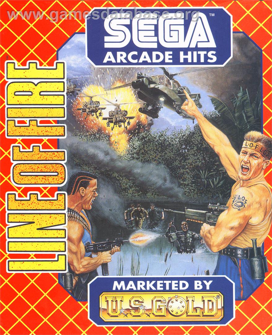 Line Of Fire - Commodore Amiga - Artwork - Box