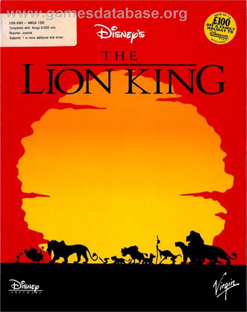 Lion King - Commodore Amiga - Artwork - Box