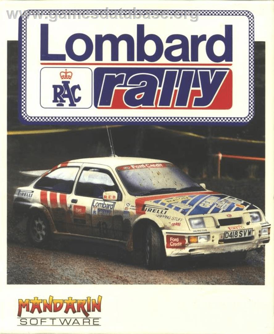 Lombard RAC Rally - Commodore Amiga - Artwork - Box