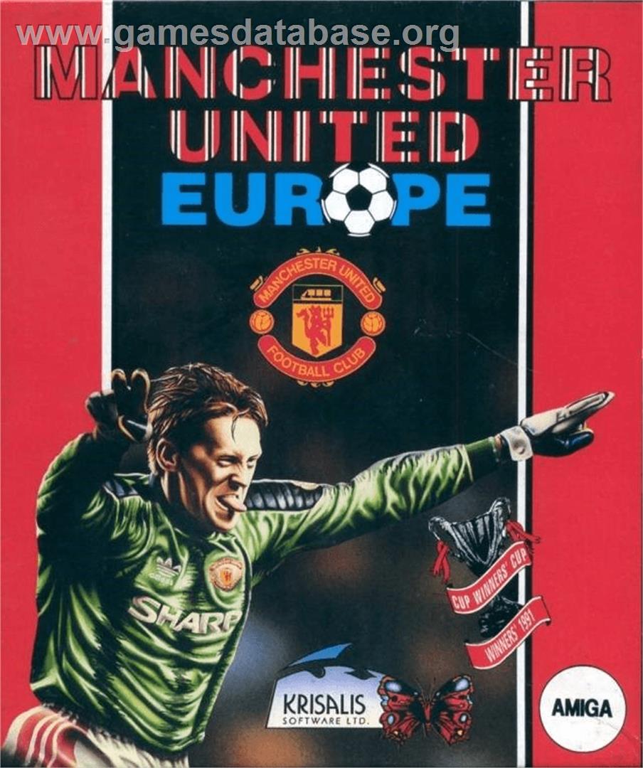 Manchester United Europe - Commodore Amiga - Artwork - Box