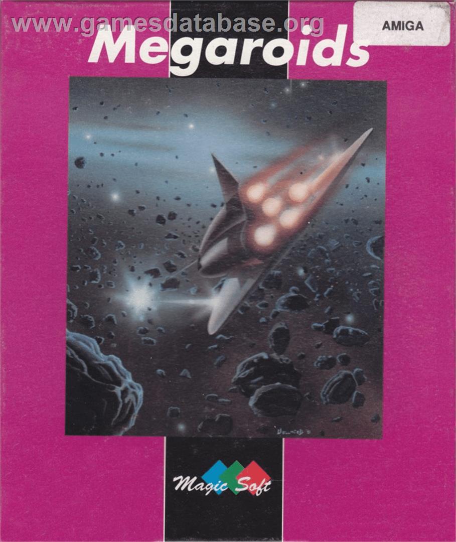 Megaroids - Commodore Amiga - Artwork - Box