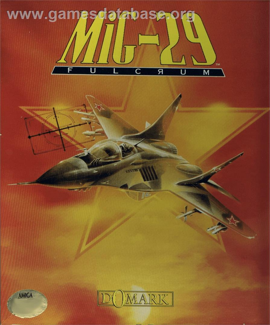 MiG-29 Fulcrum - Commodore Amiga - Artwork - Box