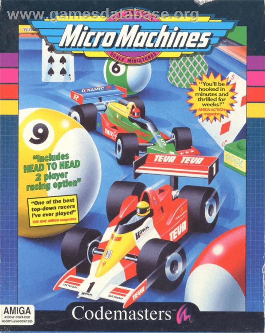 Micro Machines - Commodore Amiga - Artwork - Box