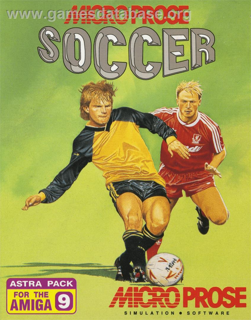 Microprose Soccer - Commodore Amiga - Artwork - Box