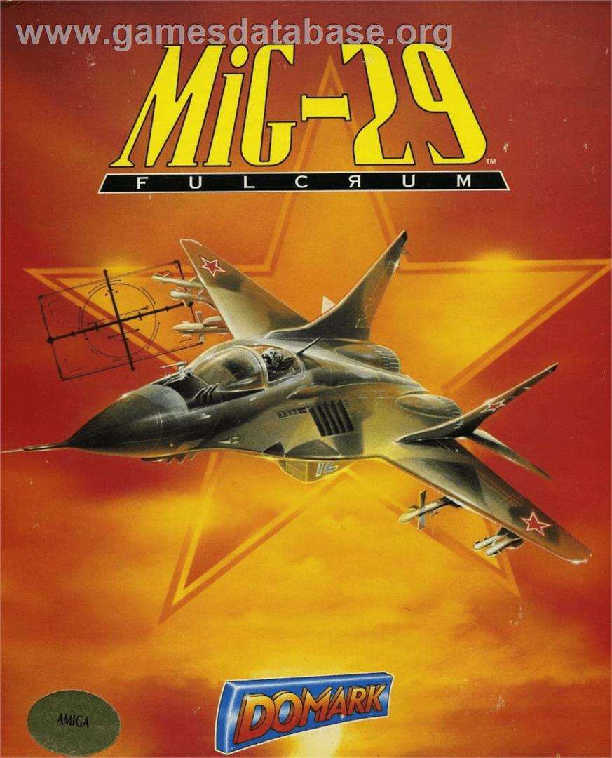 Mig-29 Fulcrum - Commodore Amiga - Artwork - Box