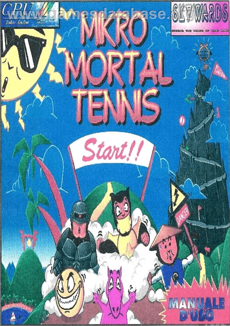 Mikro Mortal Tennis - Commodore Amiga - Artwork - Box