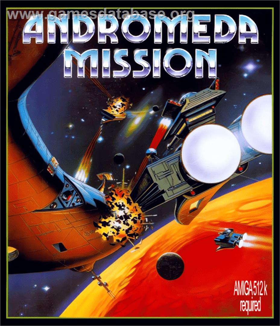 Mission Andromeda - Commodore Amiga - Artwork - Box
