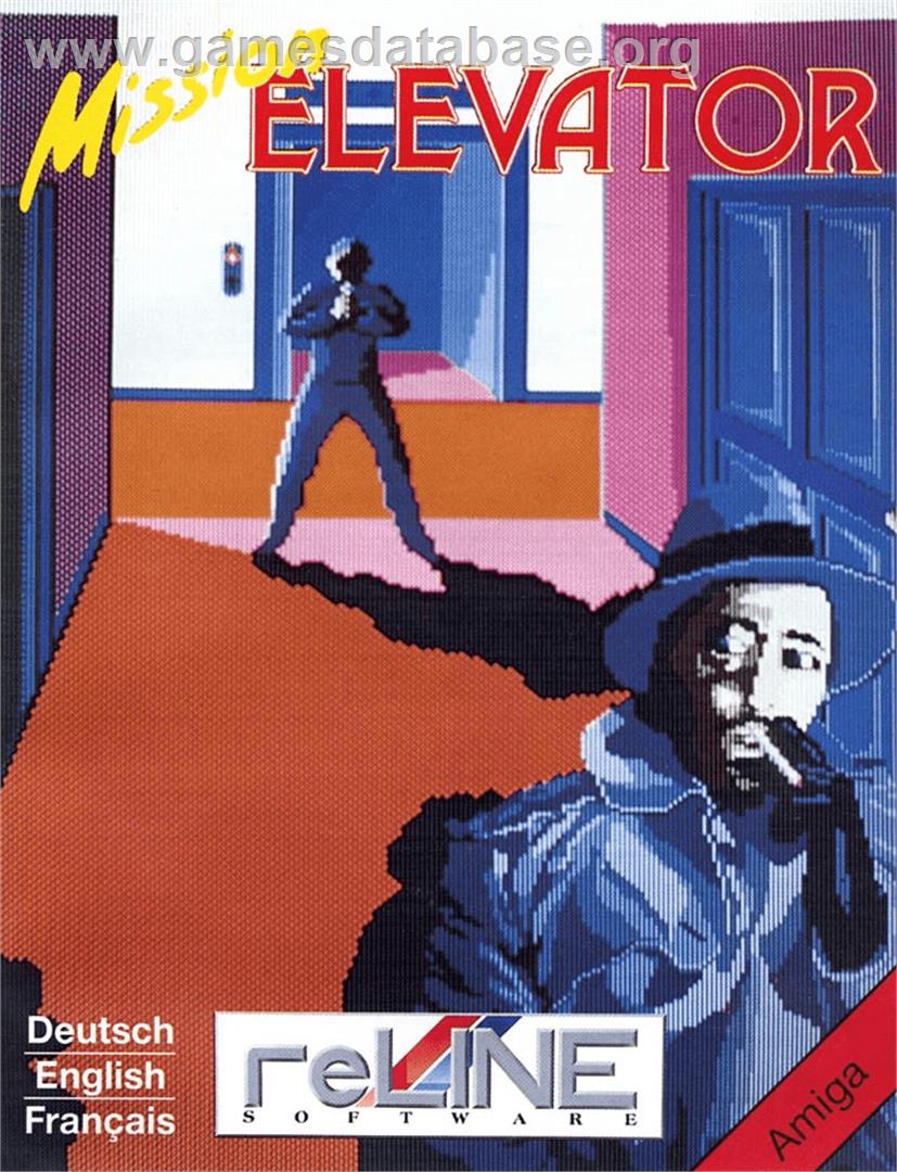 Mission Elevator - Commodore Amiga - Artwork - Box