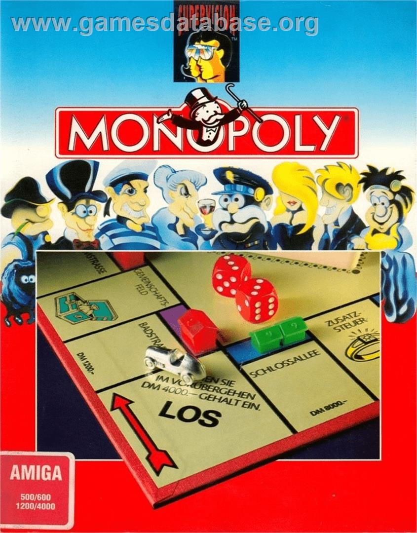 Monopoly - Commodore Amiga - Artwork - Box