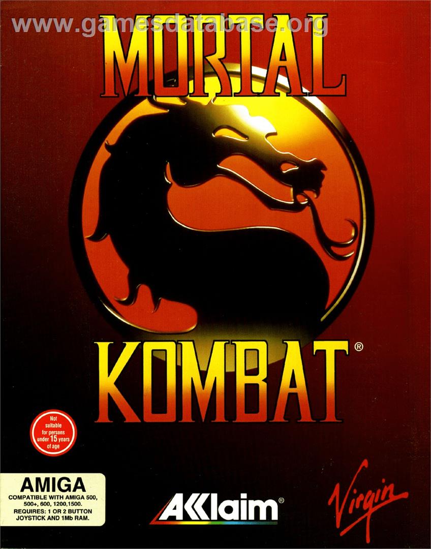 Mortal Kombat - Commodore Amiga - Artwork - Box