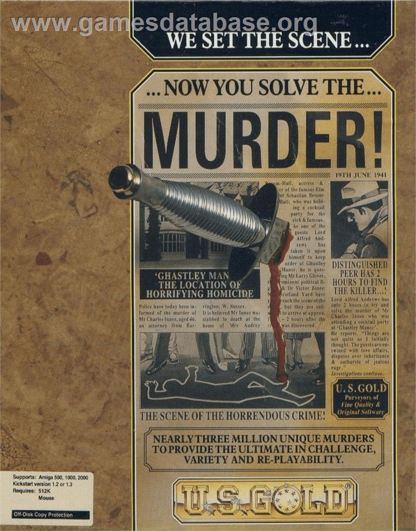 Murder! - Commodore Amiga - Artwork - Box