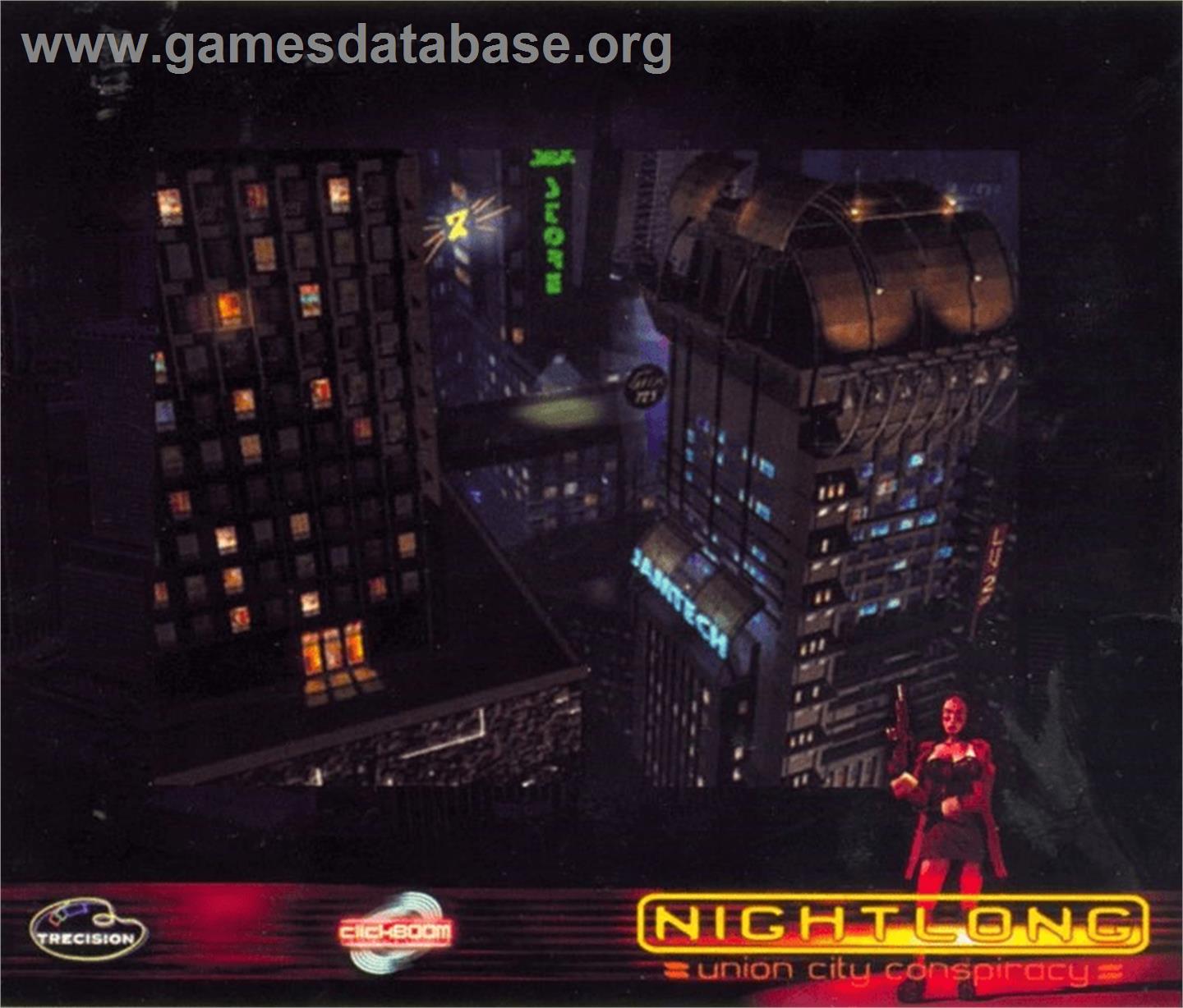 Nightlong: Union City Conspiracy - Commodore Amiga - Artwork - Box