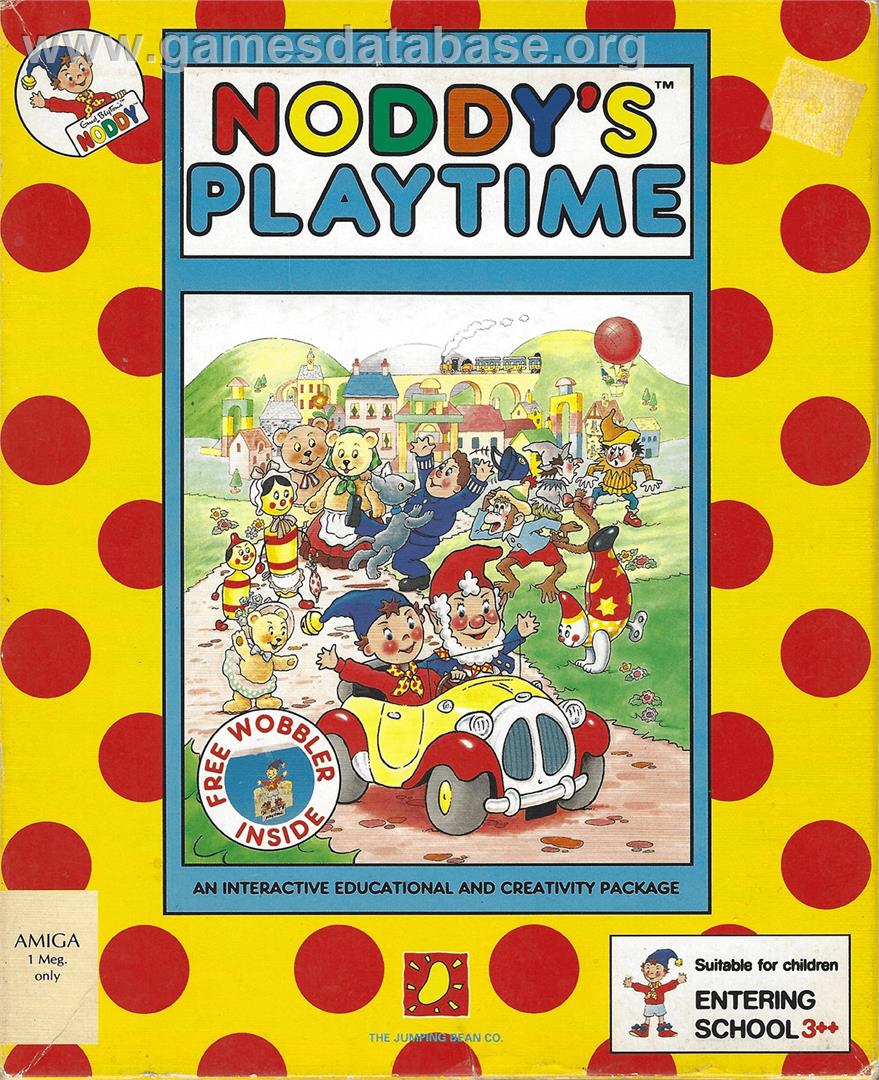 Noddy's Playtime - Commodore Amiga - Artwork - Box
