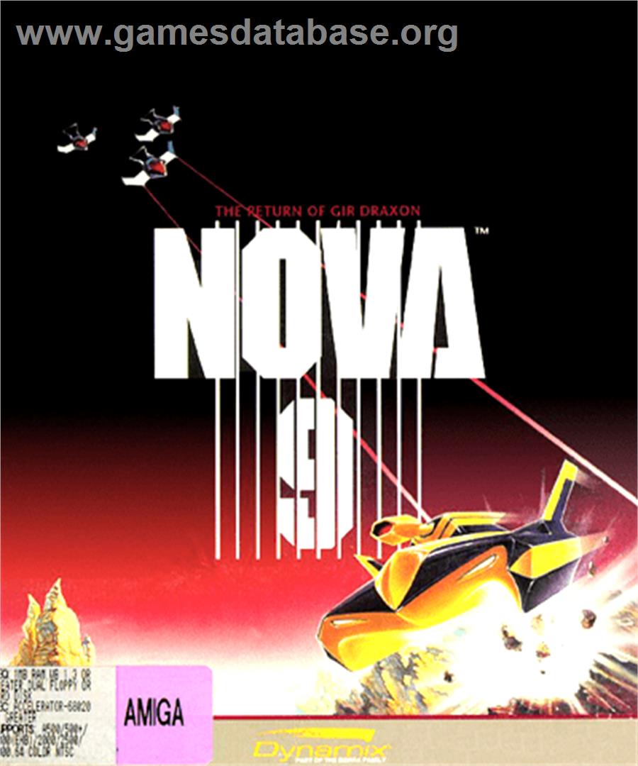 Nova 9: Return of Gir Draxon - Commodore Amiga - Artwork - Box