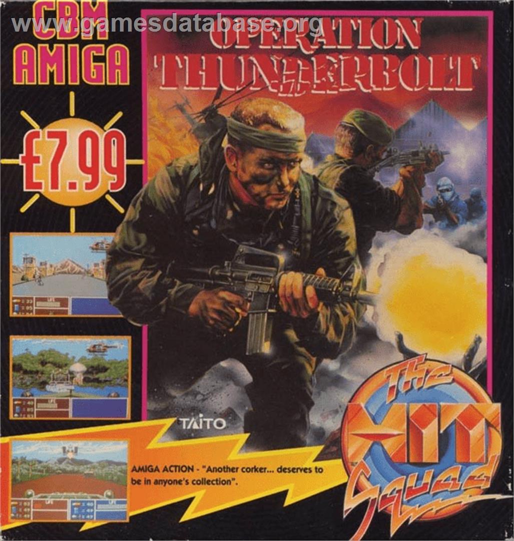 Operation Thunderbolt - Commodore Amiga - Artwork - Box
