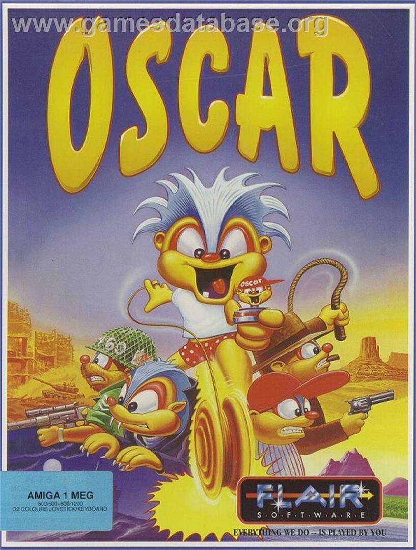 Oscar - Commodore Amiga - Artwork - Box