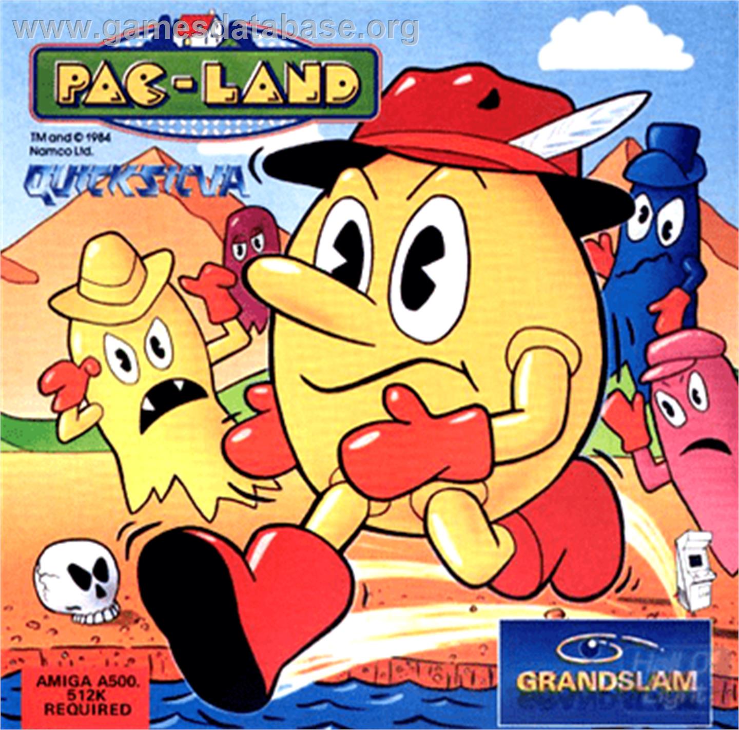Pac-Land - Commodore Amiga - Artwork - Box