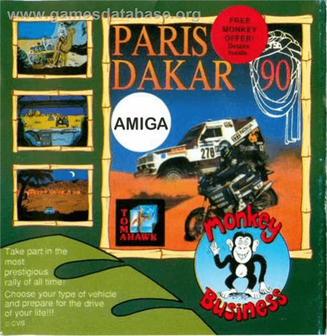 Paris-Dakar - Commodore Amiga - Artwork - Box