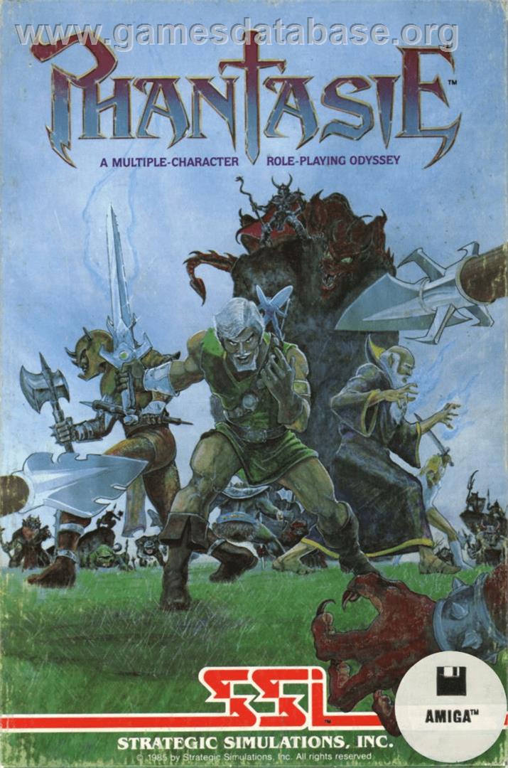 Phantasie - Commodore Amiga - Artwork - Box