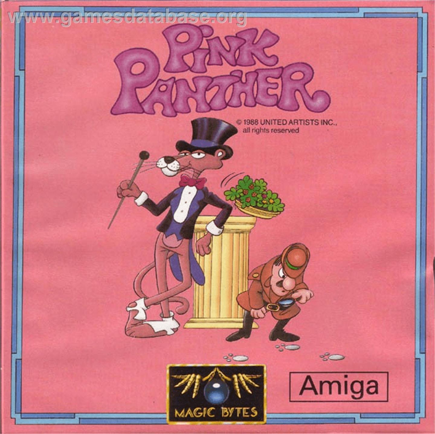 Pink Panther - Commodore Amiga - Artwork - Box