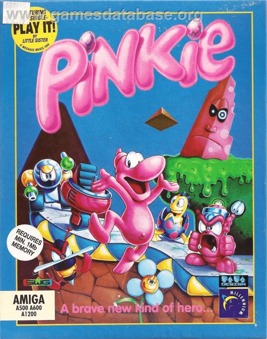 Pinkie - Commodore Amiga - Artwork - Box
