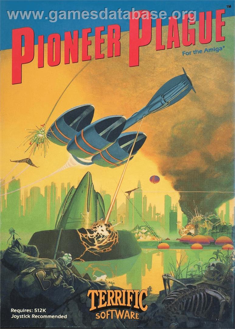 Pioneer Plague - Commodore Amiga - Artwork - Box