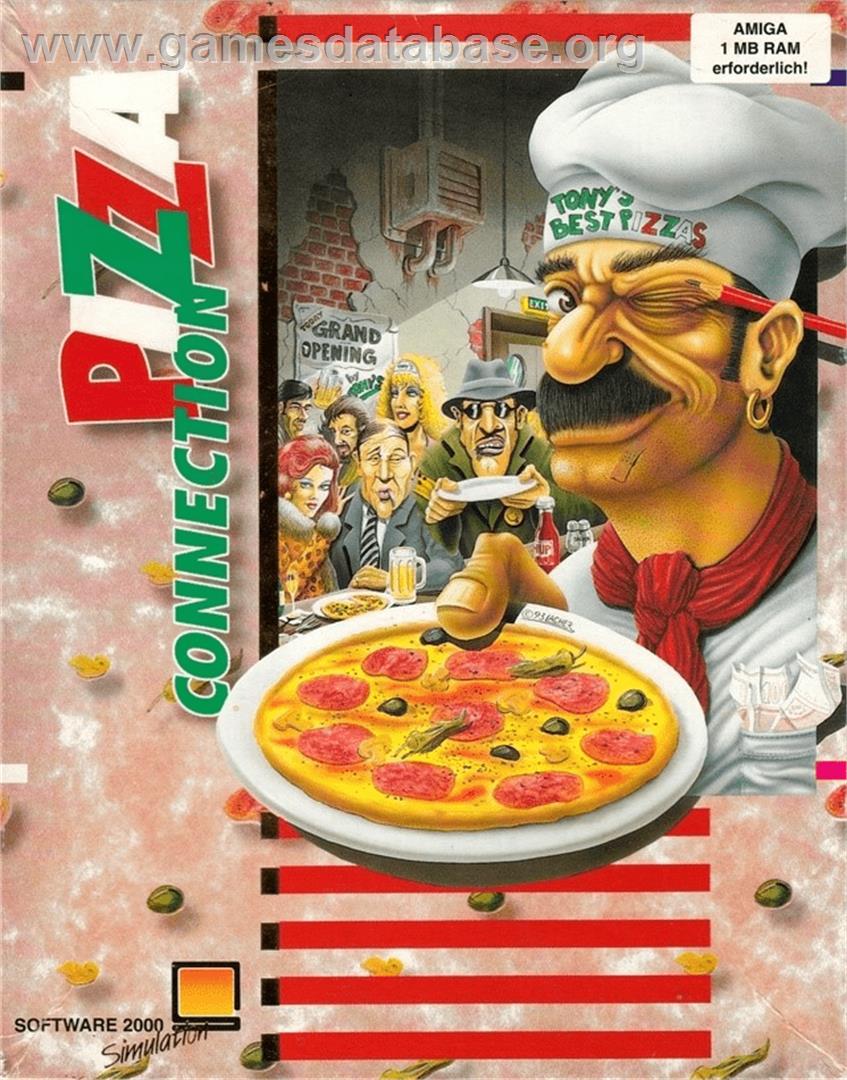 Pizza Connection - Commodore Amiga - Artwork - Box