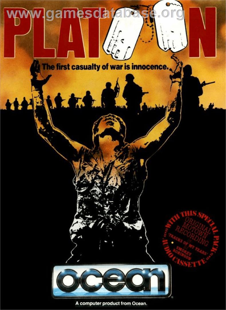 Platoon - Commodore Amiga - Artwork - Box