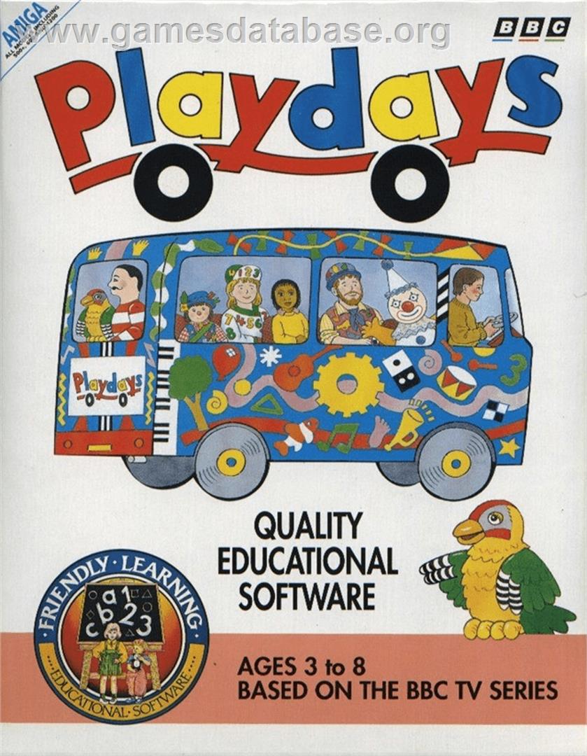 Playdays - Commodore Amiga - Artwork - Box