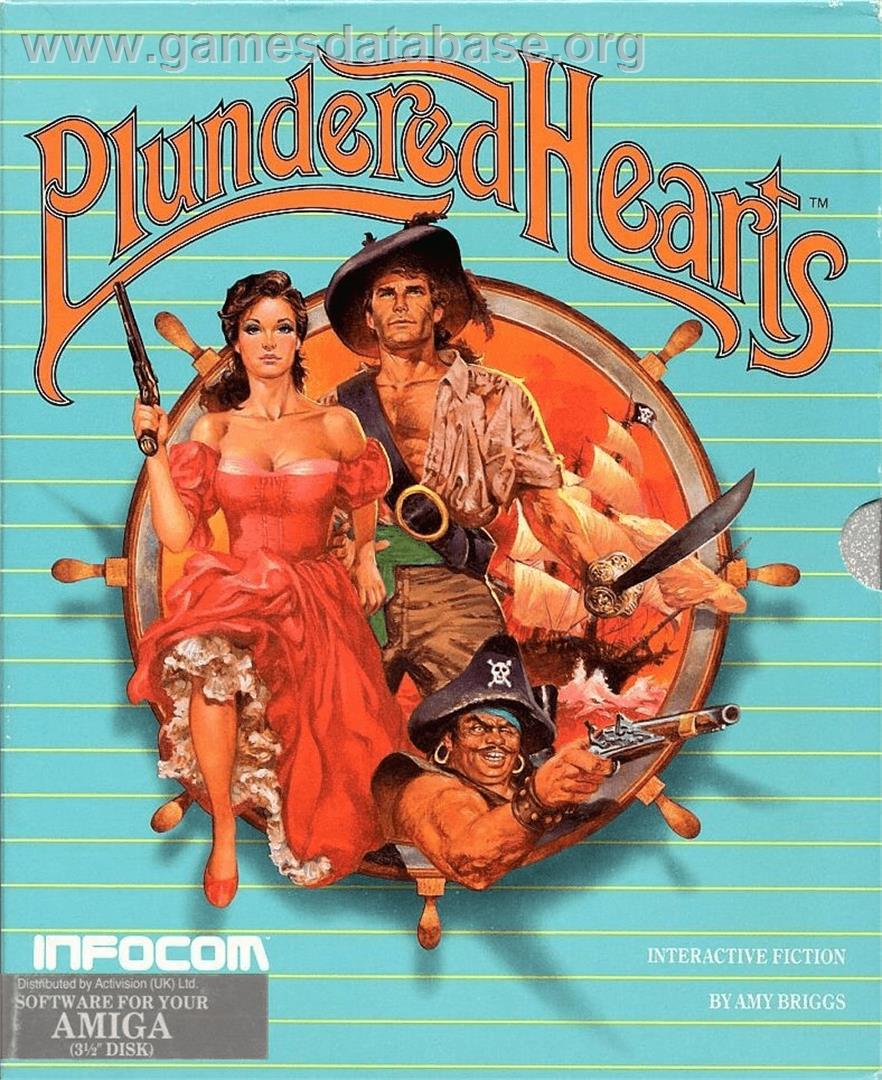 Plundered Hearts - Commodore Amiga - Artwork - Box
