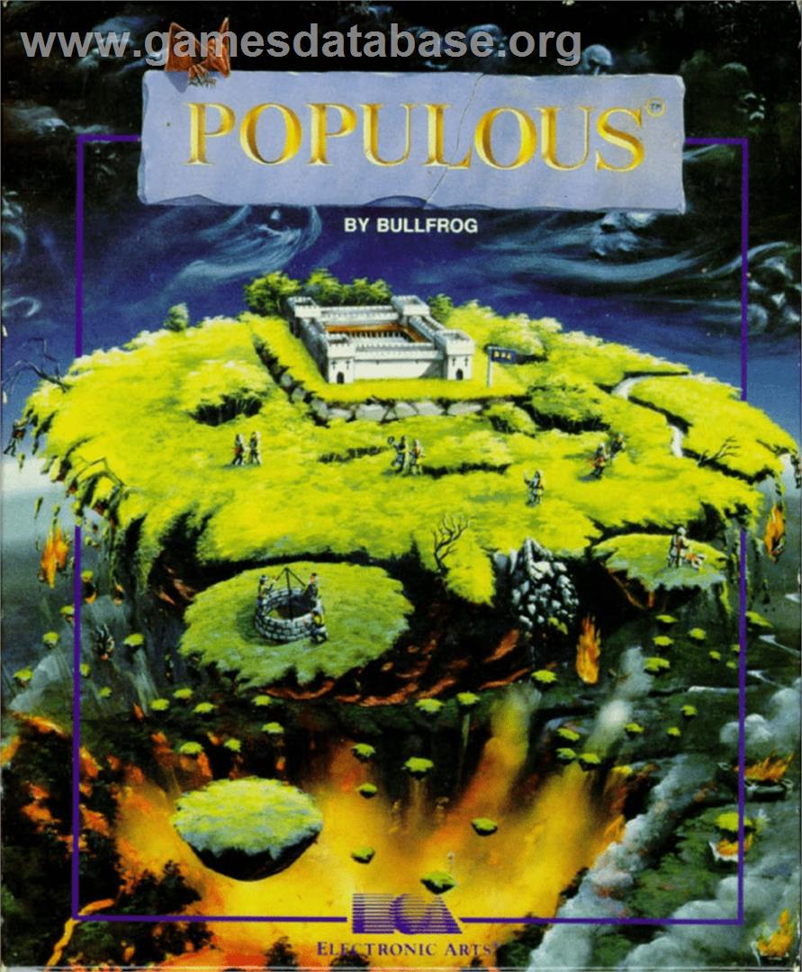 Populous - Commodore Amiga - Artwork - Box