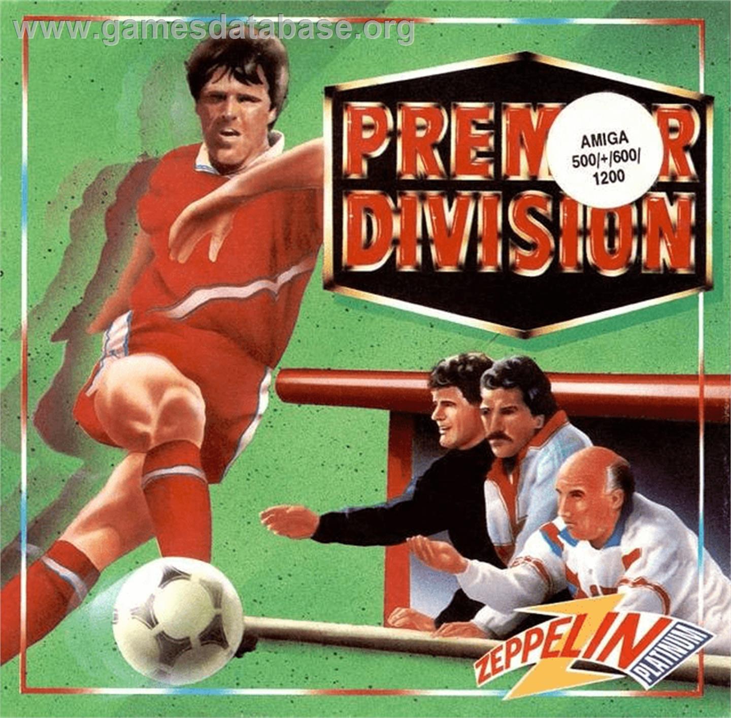 Premier Division - Commodore Amiga - Artwork - Box