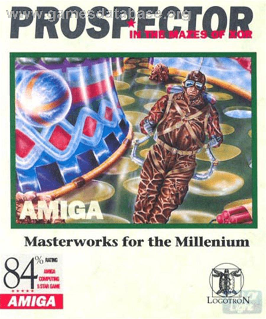 Prospector in the Mazes of Xor - Commodore Amiga - Artwork - Box