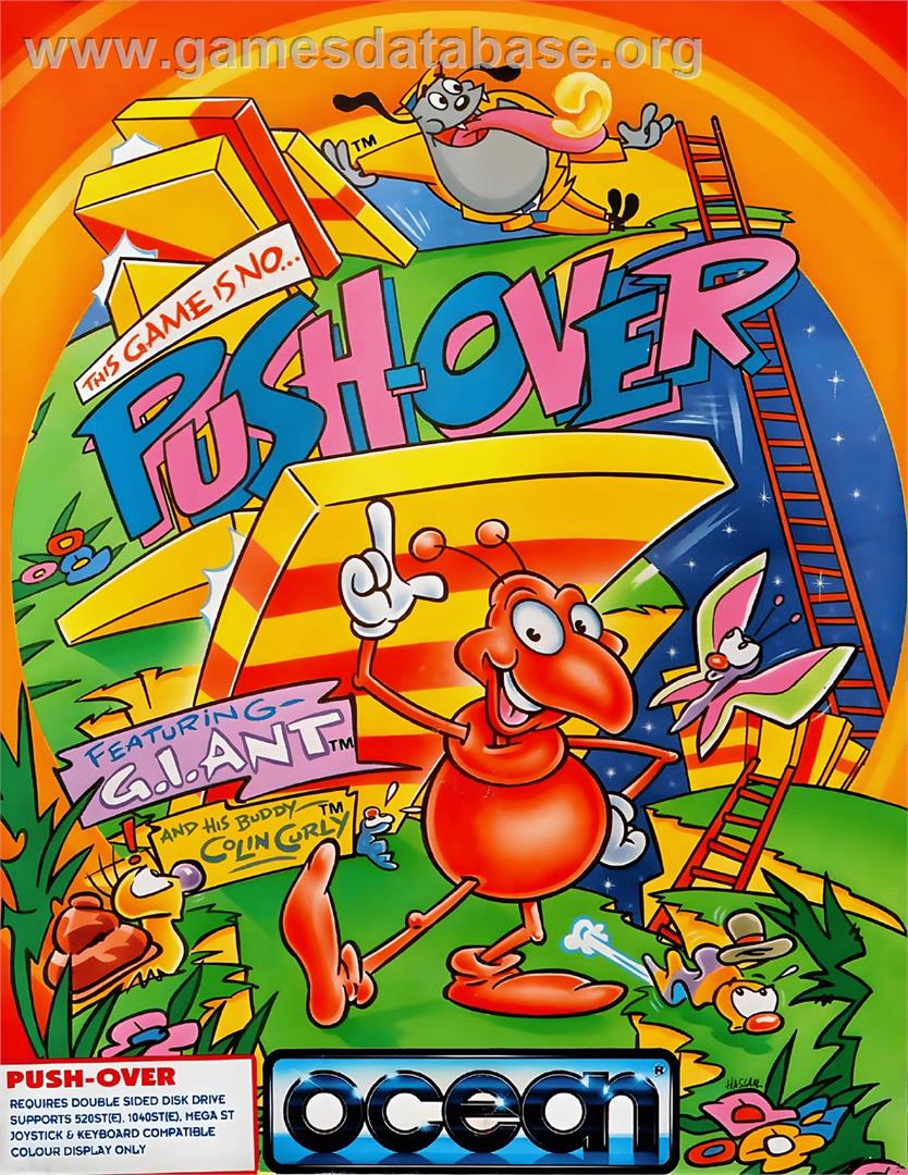 Push-over - Commodore Amiga - Artwork - Box