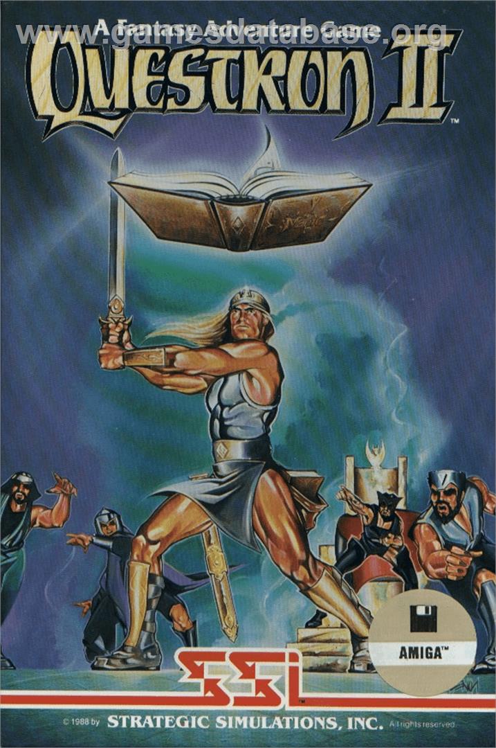 Questron 2 - Commodore Amiga - Artwork - Box