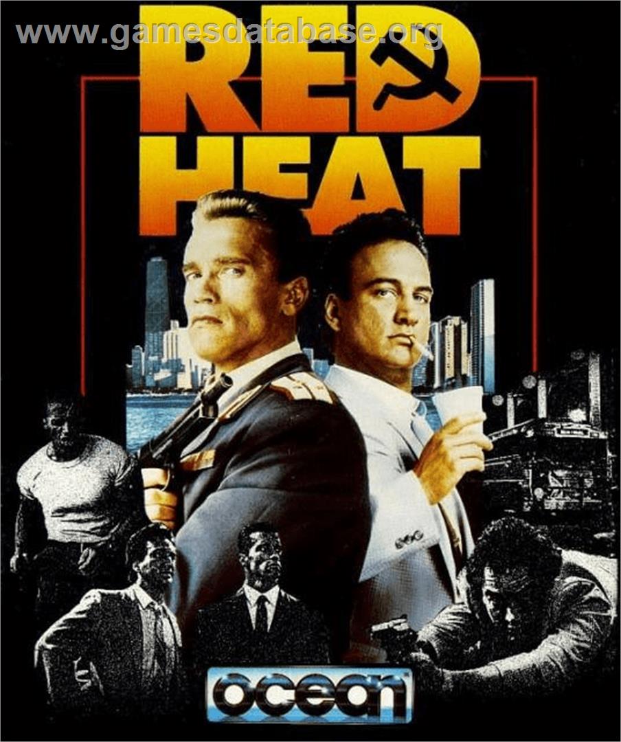 Red Heat - Commodore Amiga - Artwork - Box
