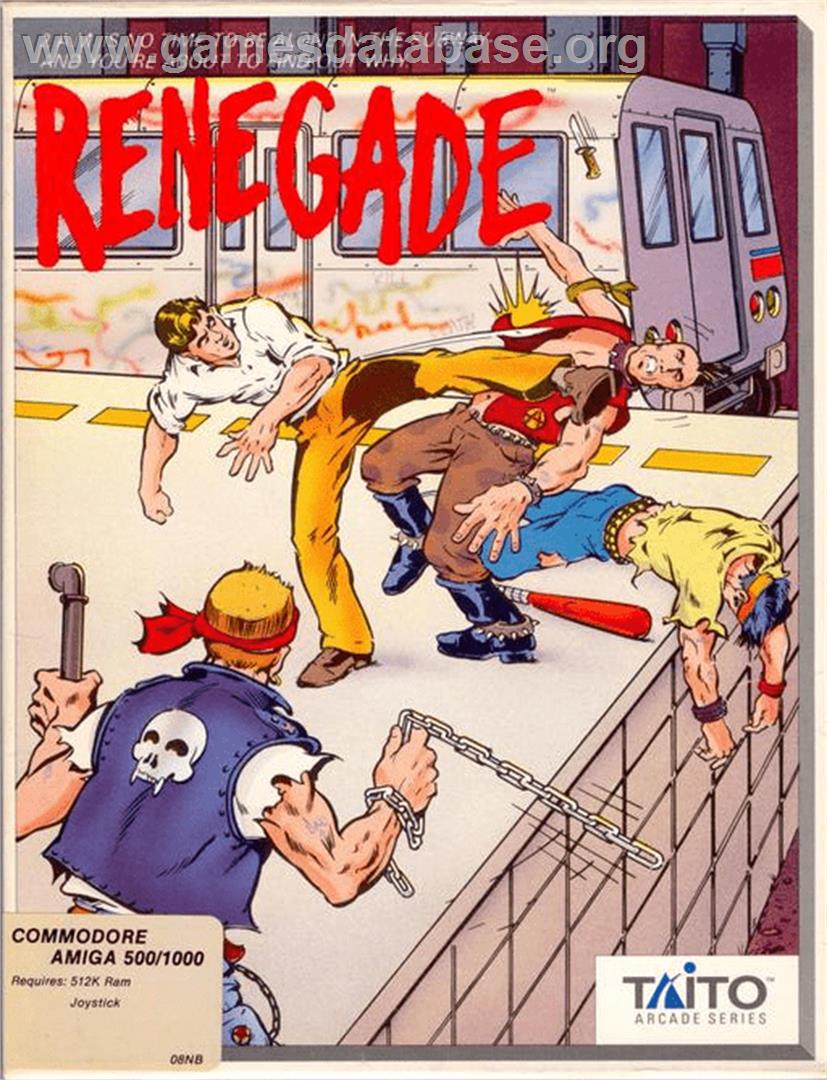 Renegade - Commodore Amiga - Artwork - Box