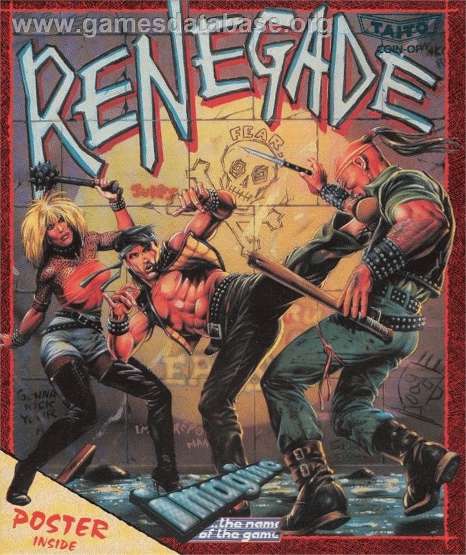 Renegade - Commodore Amiga - Artwork - Box