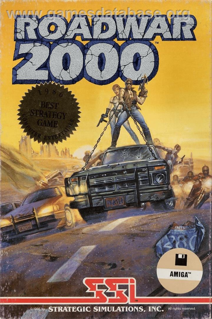 Roadwar 2000 - Commodore Amiga - Artwork - Box