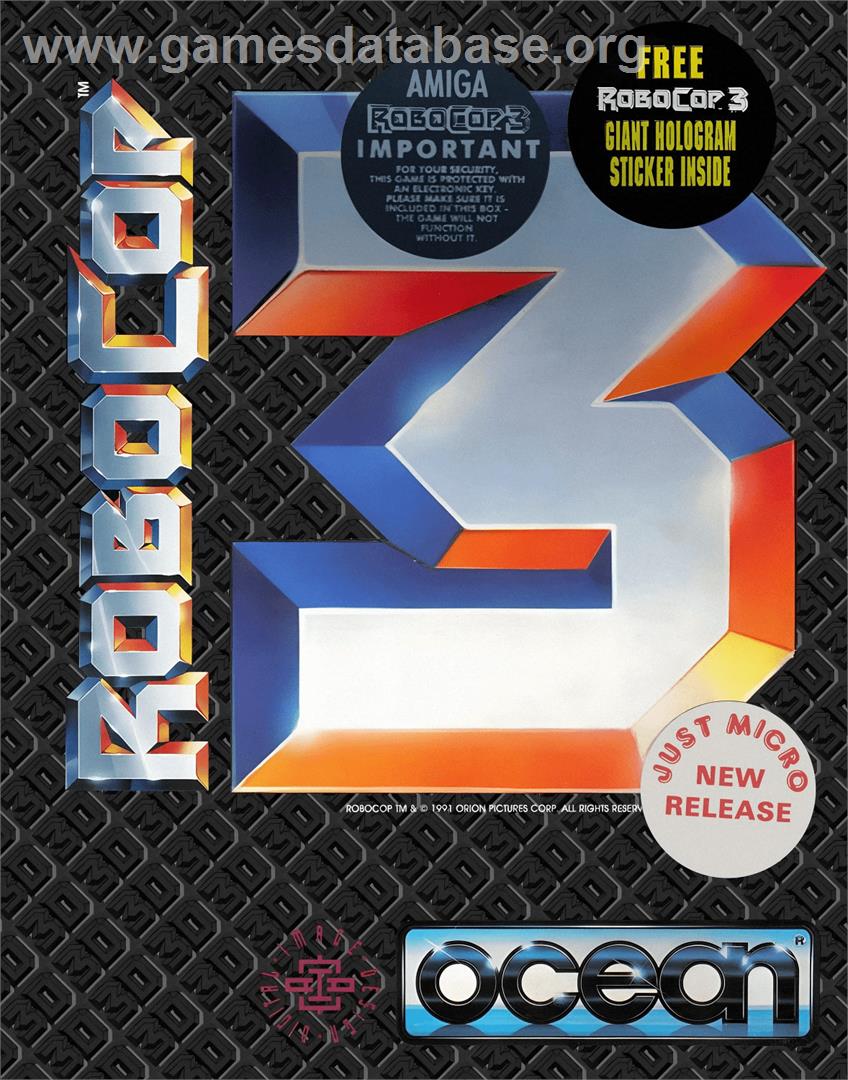 Robocop 3 - Commodore Amiga - Artwork - Box