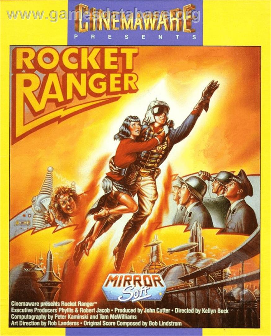 Rocket Ranger - Commodore Amiga - Artwork - Box