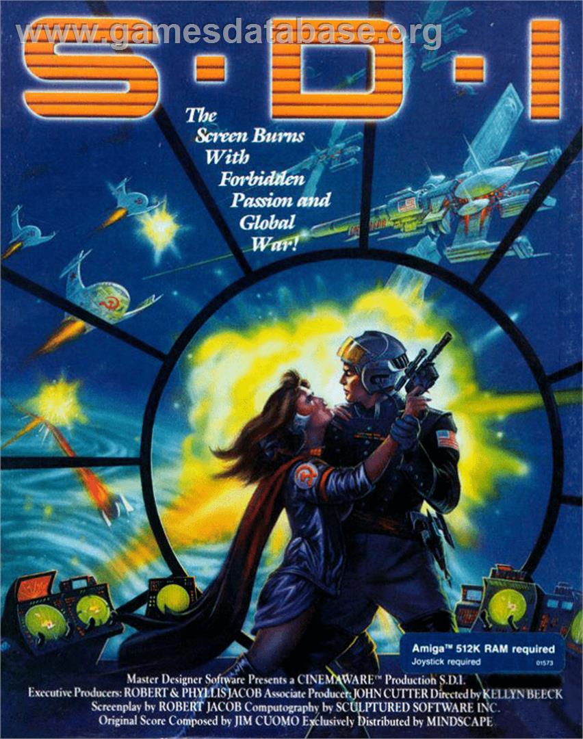 S.D.I. - Commodore Amiga - Artwork - Box