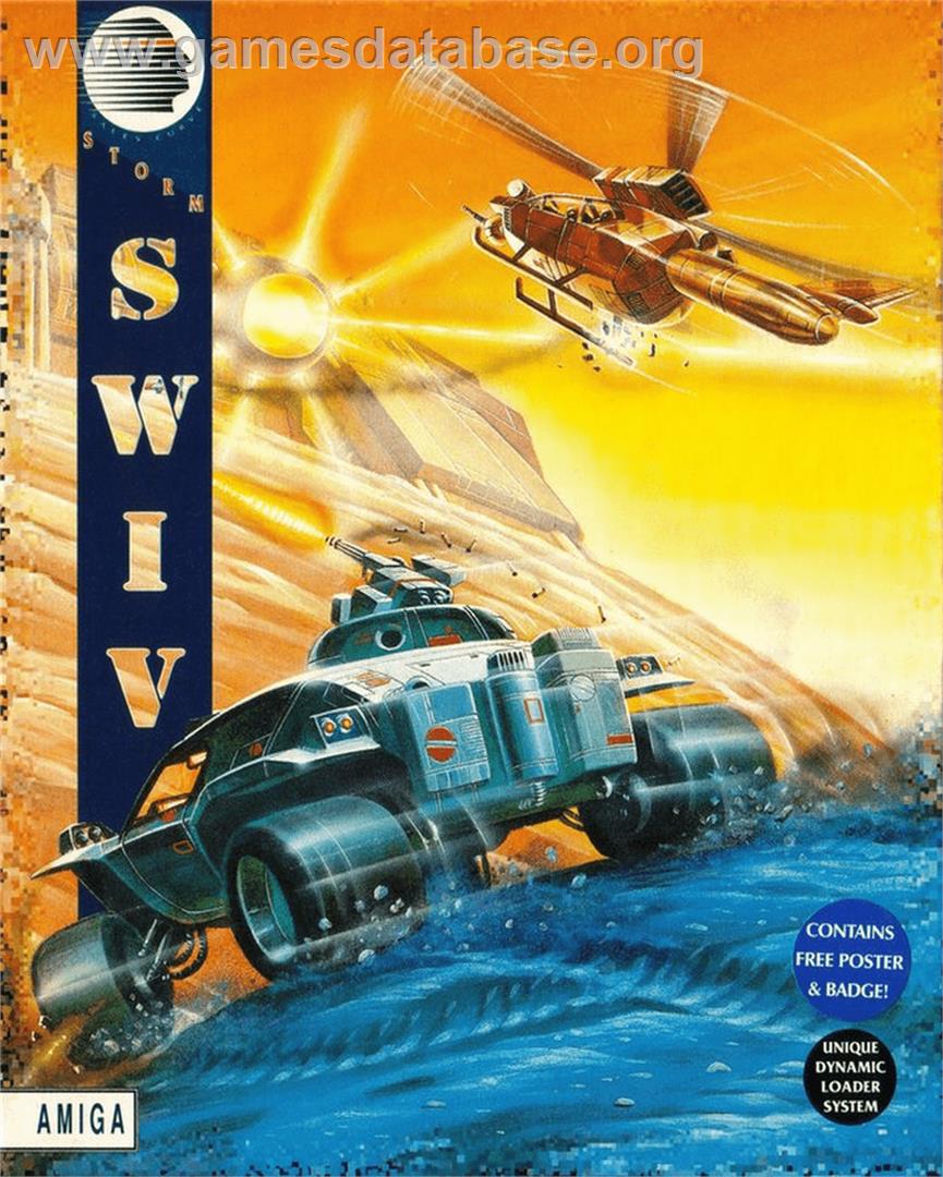 SWIV - Commodore Amiga - Artwork - Box