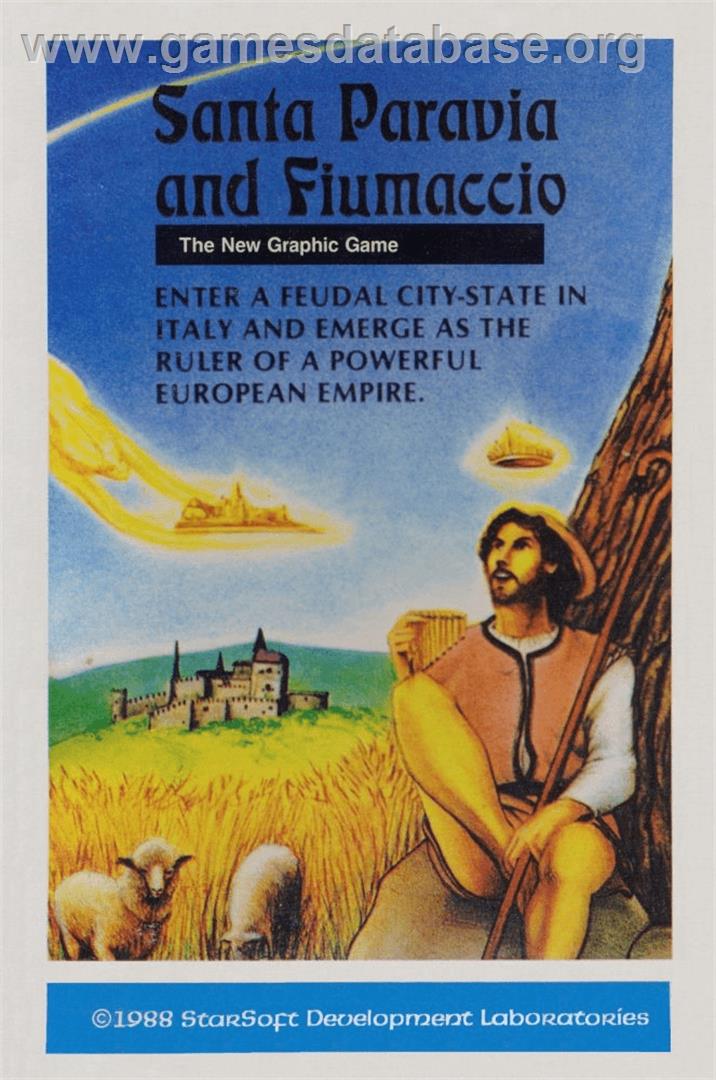 Santa Paravia and Fiumaccio - Commodore Amiga - Artwork - Box