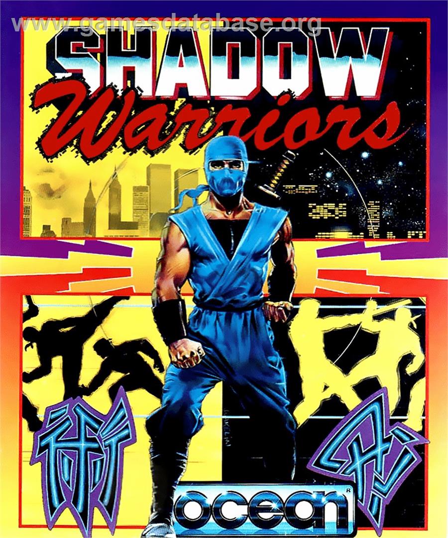 Shadow Warriors - Commodore Amiga - Artwork - Box