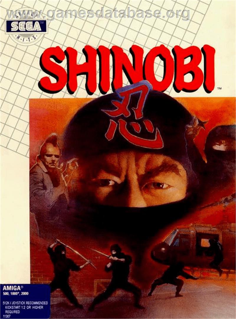 Shinobi - Commodore Amiga - Artwork - Box