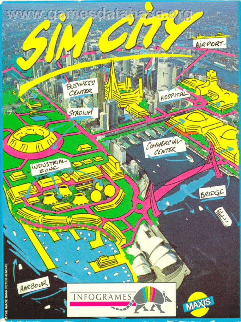Sim City - Commodore Amiga - Artwork - Box