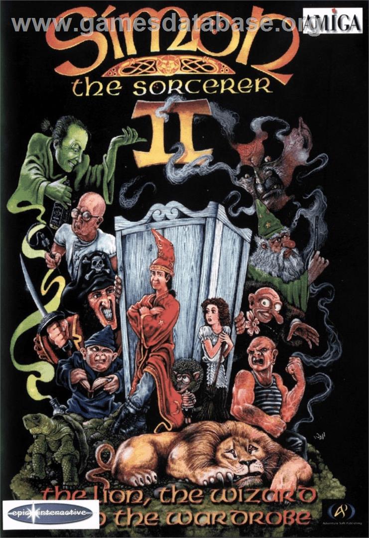 Simon the Sorcerer II: The Lion, the Wizard and the Wardrobe - Commodore Amiga - Artwork - Box